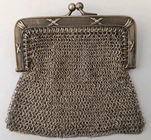 Ancienne aumônière argent - ancienne,