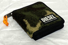 Portefeuille pliable camouflage DIESEL unisexe compact doux nylon acrylique...