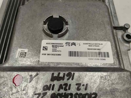 9846386380 boîtier moteur uce
