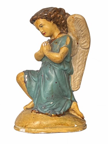 Ancienne statue ange chérubin