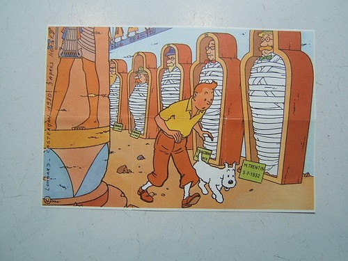 Tintin mini poster - tintin, /