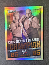 Chris Jericho & Big Show Champion Carte Catch Topps WWE Slam Attax Evolution