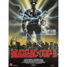 MANIAC COP 2 French Movie Poster  - 15x21 in. - 1990 - William Lustig, Robert Da