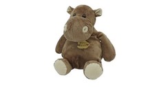 Peluche hippopotame marron - ,