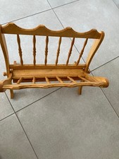 Porte revues bois clair à