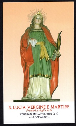 Image pieuse santa lucia - image,