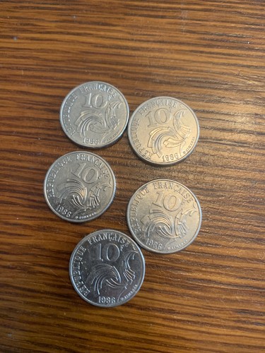 Pièce monnaie francs - pièce, 10