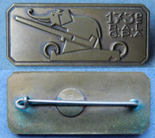 173° RÉGIMENT D’ARTILLERIE LOURDE, GPA, BRONZE, ÉLÉPHANT