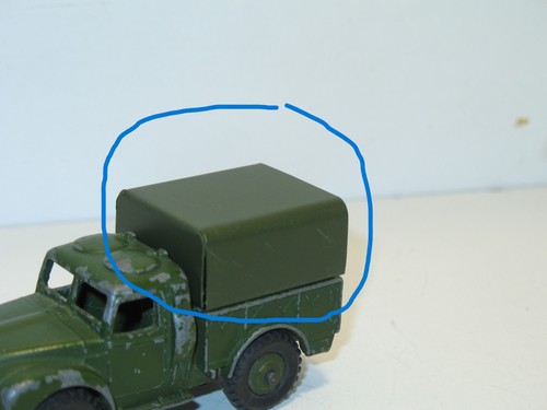 Dinky toys bache - toys,, capote