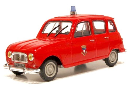 Renault 1963 pompiers norev - renault, 4l
