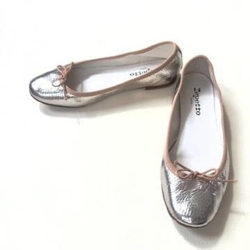 Repetto ballet flats metallic - repetto,