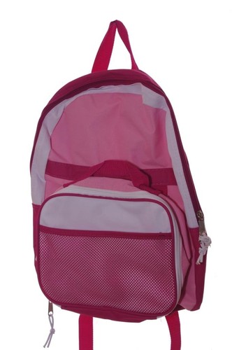Girls pink white school - pink, bag