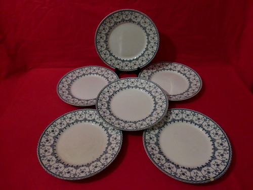 Assiettes plates anglaise - 6,