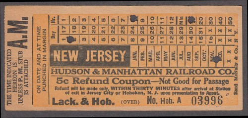 Hudson manhattan rr - &,
