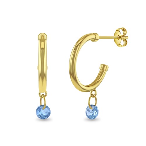 14k délicat aigue marine - 14k, or