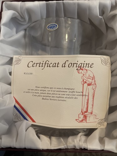 Seau champagne cristal - seau,