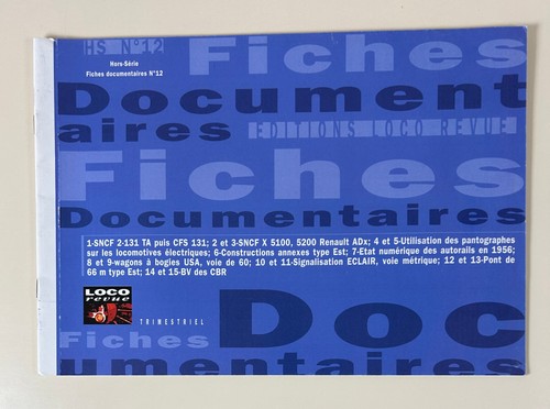 Loco revue hors série fiches - loco,