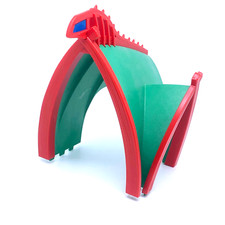 PLAYMOBIL * DRAGONS * Toit Vert Ornements Rouges Hangar Maison Ile de Berk 9243