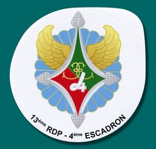 13 RDP - DRAGONS - FORCES SPECIALES - PARACHUTISTES - 4ème ESCADRON