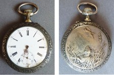 Montre gousset LONGINES argent