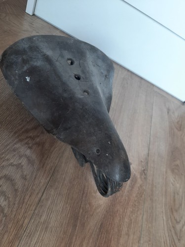 Ancienne selle velo cuir - ancienne,