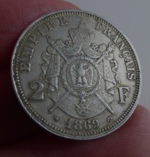 SUP 2 Francs 1869 A Napoléon