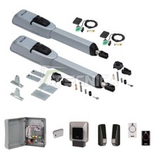 Motorisation de portail battant FAAC LONGMASTER KIT 24V vantaux 4m 