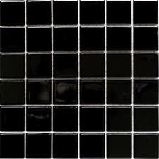 Mosaïque Céramique Noir