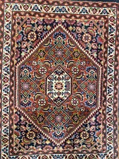 Tapis Oriental Fait Main Super Bidjar Tapis De Sol 62 X 45 CM Neuf Top