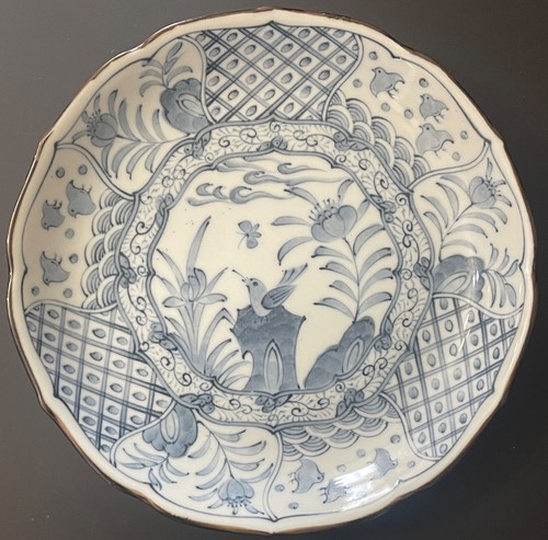 Antique japanese blue white - blue,