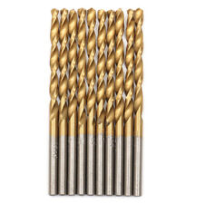3/16"x3-1/2" Titanium Drill Bits Set HSS 4241 Jobber Length Metal Drill Bit 10PK