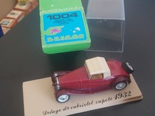 Delage D8S Cabriolet 1932 rouge capote crème Eligor réf 1004 échelle 1/43