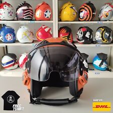 STRIKE FIGHTER SQUADRON JOLLY ROGERS FLIGHT HGU-55 HELMET MOVIE PROP PILOT V1+SH