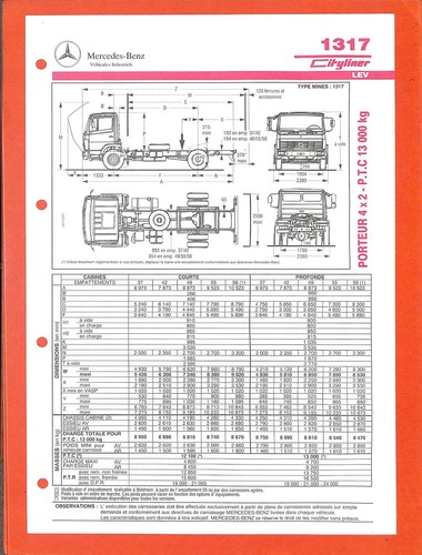 Mercedes trucks 1317 - mercedes,