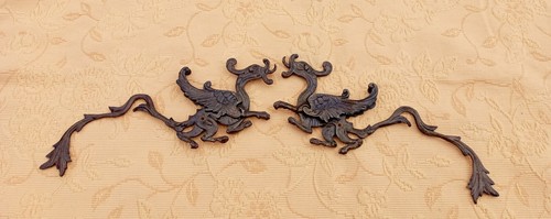 Paire anciens ornements en - paire, d'anciens