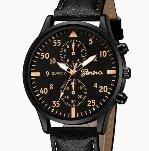 Montre homme aviateur noir - aviateur, et