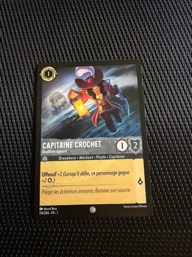Carte lorcana capitaine - carte,