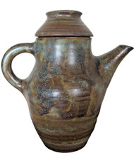 Verseuse  - LES 2 POTIERS -  MICHELLE BARGOIN & JACQUES SERRE  Brun Vert Céladon