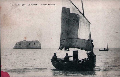 Cpa portel barque de - cpa,