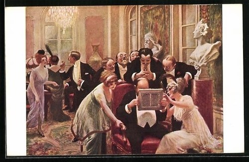 Carte postale artiste - carte,