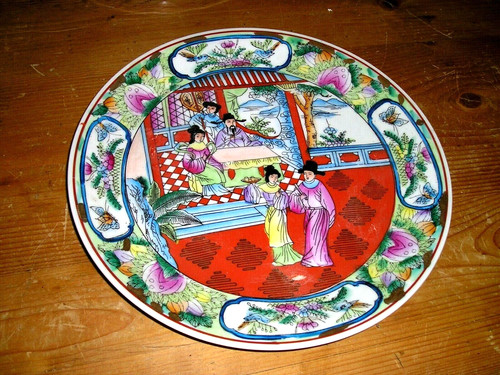 Assiette décor compagnie - ,