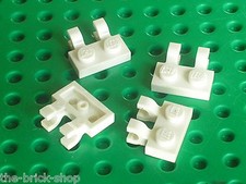 LEGO white Plate 1 x 2 with