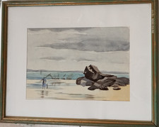 aquarelle authentique du bord