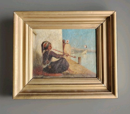 Belle huile sur - huile, d