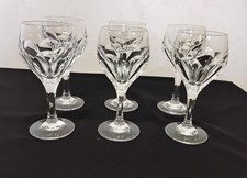 6 Verres A Vin En Cristal