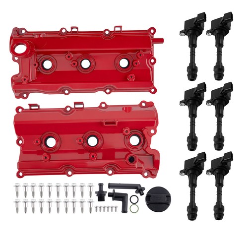 Engine valve cover set - &, 6