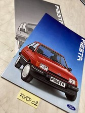 Ford Fiesta C festival S CL Ghia XR2 prospectus brochure de vente catalogue pub
