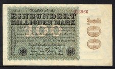Allemagne 1923 billet de 100