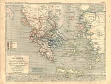 Gravure ancienne carte