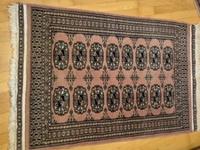 Tapis Laine noué main Pakistan. 105 x 64cm